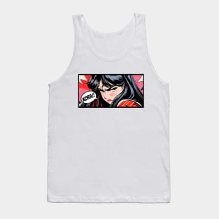 Kora! Strong Anime Girl Manga Panel Tank Top